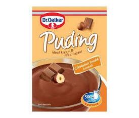 Dr Oetker Puding Çikolatalı Fındıklı 128gr