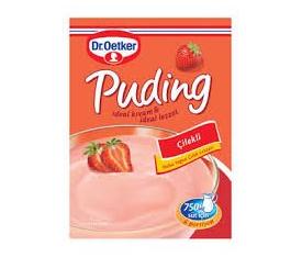 Dr Oetker Puding Çilekli 128 gr