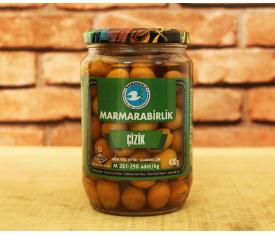 Marmara Birlik Yeşil Zeytin Çizik 400gr