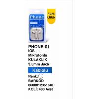 PHONE-01 iOS Mikrofonlu Kulaklık