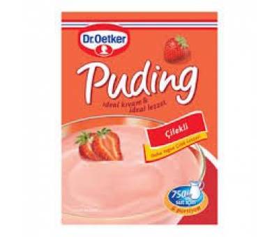 Dr Oetker Puding Çilekli 128 gr