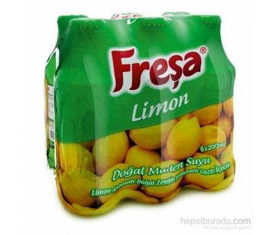 Freşa Limon 6 Adet Maden Suyu