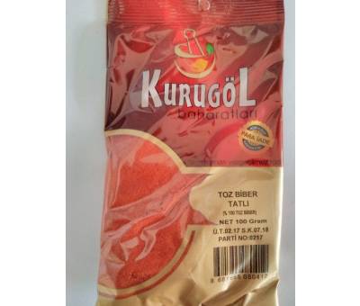 Kurugöl Toz Biber Tatlı 100gr