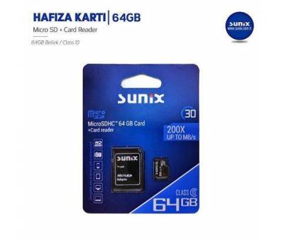 Sunix 64 Gb Hafıza Kartı