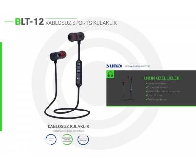 Sunix BLT-12 Kablosuz Sports Kulaklık