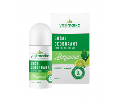 YEŞİLMARKA DOĞAL DEODORANT BERGAMOT KOKULU 50ML.