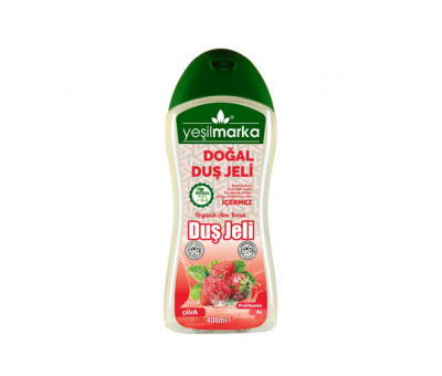 YEŞİLMARKA DOĞAL DUŞ JELİ ÇİLEKLİ 400ML.